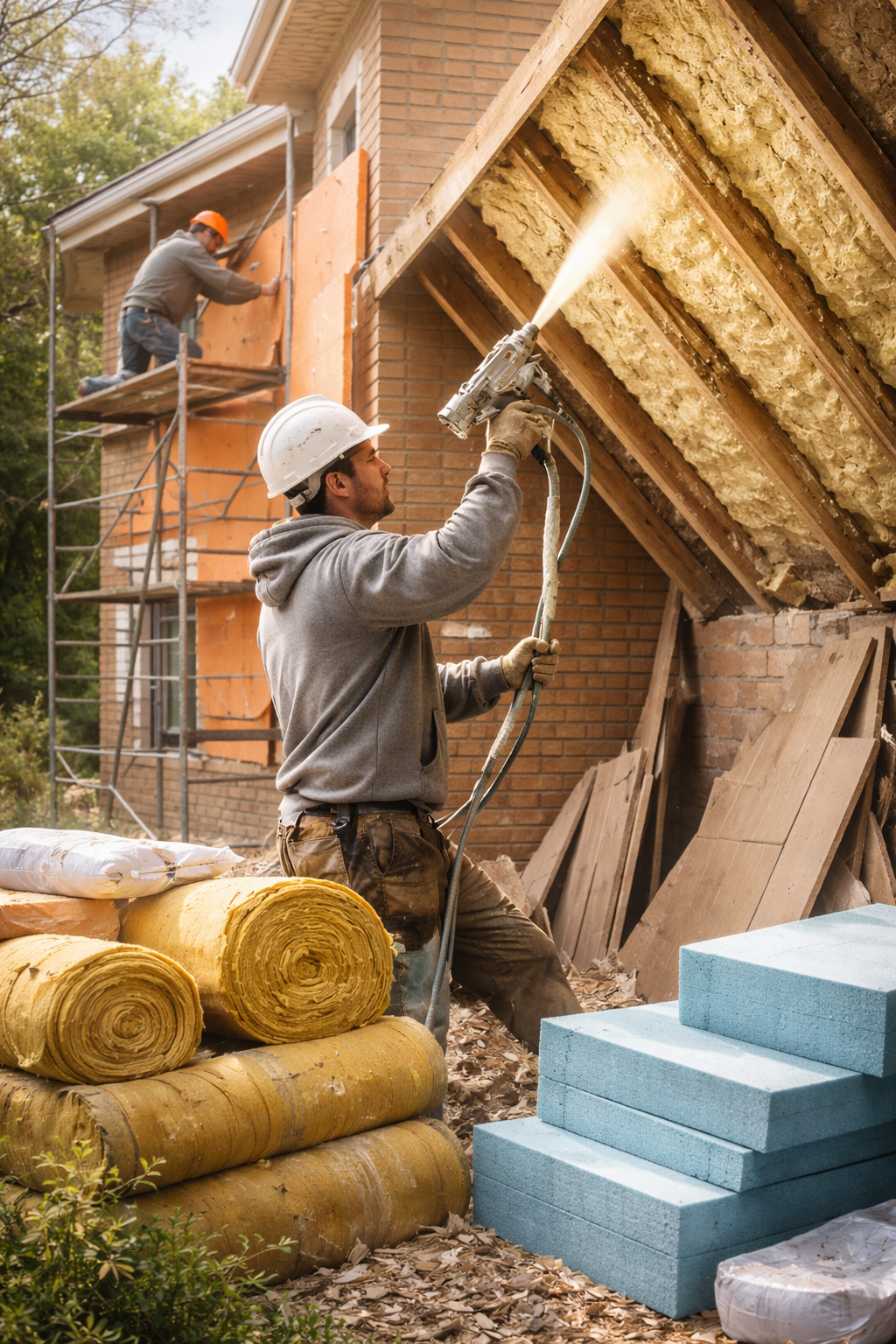 Утепление домов в Шахтах под ключ от 4558 руб/м2 | Профессионально — ТепломастерШхт