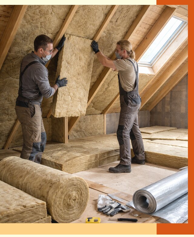 Утепление мансарды минватой в Шахтах от 4558 руб./м2 — монтаж и пароизоляция | ТепломастерШхт