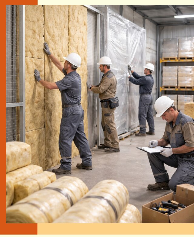 Утепление склада готовой продукции в Шахтах качественно и быстро