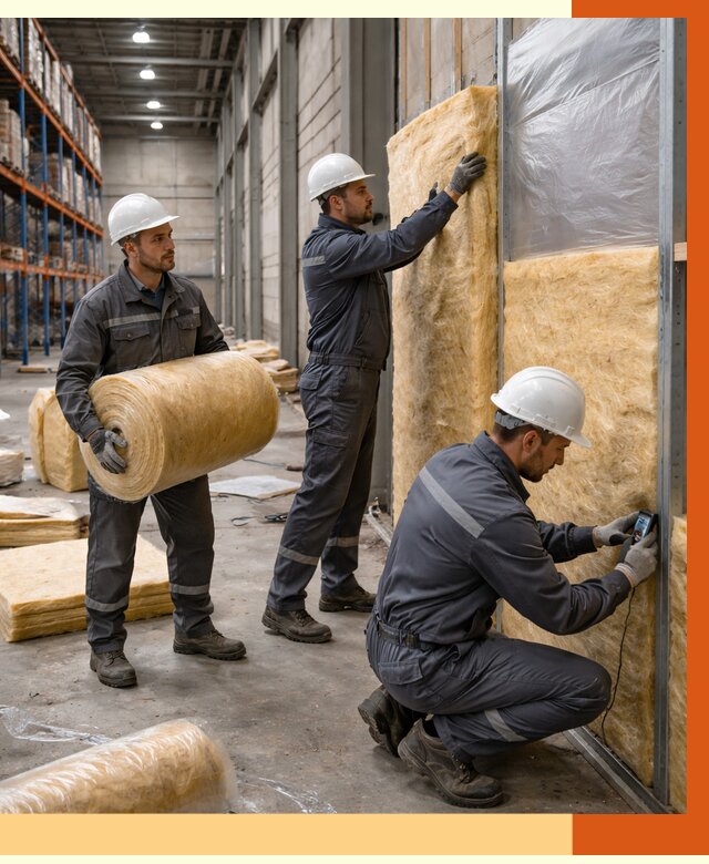 Утепление логистического центра в Шахтах от 4884 руб/м² под ключ | ТепломастерШхт