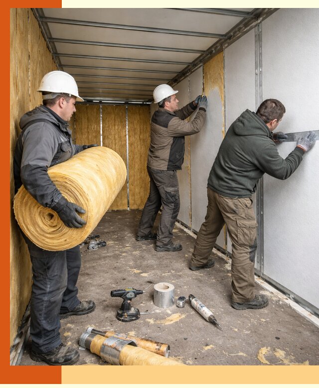 Утепление рефрижераторного контейнера в Шахтах профессионально и надежно