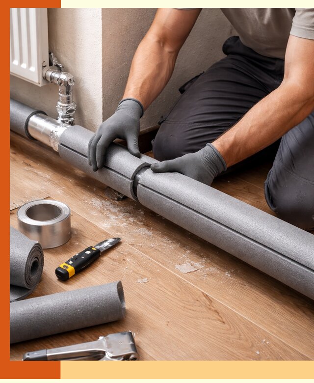 Утепление труб отопления в Шахтах: теплоизоляция и защита сети