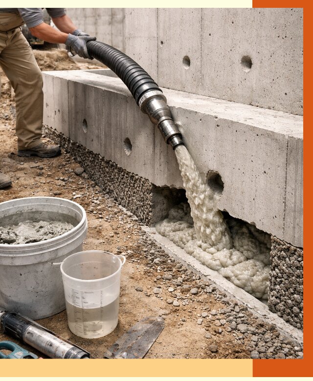 Заполнение полостей фундамента в Шахтах от 7380 руб. под ключ | ТепломастерШхт