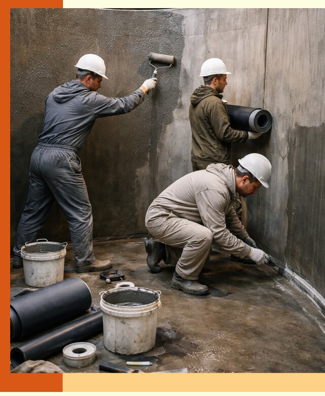 Гидроизоляция резервуара профессионально в Шахтах